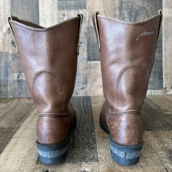 Red Wing 2214 Pecos Steel Toe Pull On Work Boots Mens 7.5 D - Picture 9 of 12